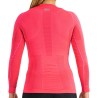 женская термофутболка с длинным рукавом Sportful 2nd Skin W Tee Long Sleeve розовая